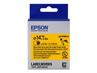 Epson LabelWorks LK-6YBA14 - tube - 1 roll(s) - Roll (1.4 cm x 2.5 m) C53S656905