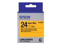 Epson LabelWorks LK-6YBP - label tape - 1 cassette(s) - Roll (2.4 cm x 9 m) C53S656005