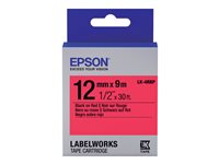 Epson LabelWorks LK-4RBP - label tape - 1 cassette(s) - Roll (1.2 cm x 9 m) C53S654007