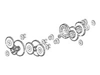 Zebra - drive gear kit P1029257-010