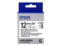 Epson LabelWorks LK-4WBH - label tape - 1 cassette(s) - Roll (1.2 cm x 2 m) C53S654025
