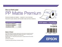 Epson Premium - die cut labels - matte - 6280 label(s) - 102 x 76 mm 7113418