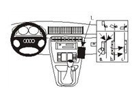 Brodit ProClip Angled mount - mounting brackets 852728