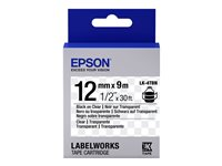 Epson LabelWorks LK-4TBN - label tape - 1 cassette(s) - Roll (1.2 cm x 9 m) C53S654012