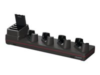 Honeywell - handheld charging stand + power adapter - 5-bay, booted, standard CT37-5CB-UVB-BAT-0