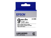 Epson LabelWorks LK-3WBN - label tape - 1 cassette(s) - Roll (0.9 cm x 9 m) C53S653003