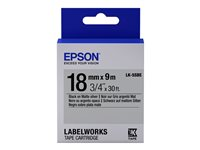 Epson LabelWorks LK-5SBE - label tape - 1 cassette(s) - Roll (1.8 cm x 9 m) C53S655013