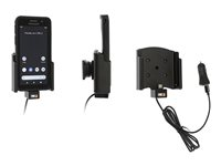 Brodit car charging holder - active, with USB-cable and cig-plug adapter + car power adapter - USB, USB Type A 721335